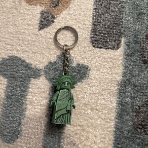 Lego Statue of Liberty keychain